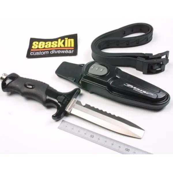 Knife Discovery Black (Chisel point), Seaskin Drysuits