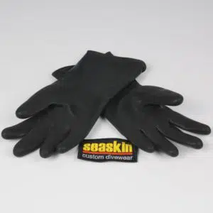 Black Rubber Latex 1.6mm Gloves XL - (9.5)-(GL-BRL1.6XL)