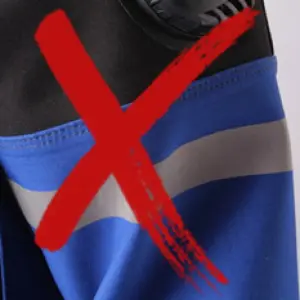 NO Reflective Tape on Arms