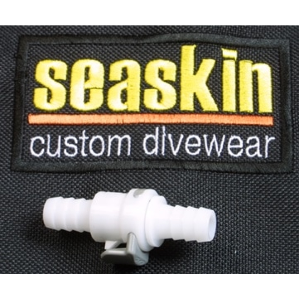 Pee Valve Quick Connect (Female Barb 9.3mm), Seaskin Drysuits